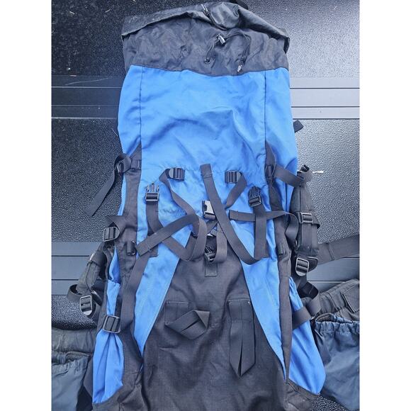 Lowe Alpine Contour Classic 90x15 Backpack - Blue - INTERNAL FRAME NOT INCLUDED - Picture 6 of 15